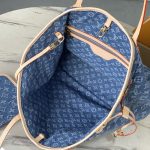 Louis Vuitton Neverfull MM Monogram Denim Blue 31cm M13192 - Image 7
