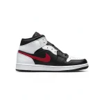 Nike Jordan 1 Mid Black Chile Red White Sneaker