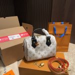 Louis Vuitton Speedy Bandoulière 20 Monogram Dune Coated Canvas 20cm M46906 - Image 4