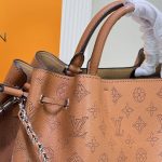 Louis Vuitton Bella Tote Mahina Perforated Leather Arizona Brown 32cm M59655 - Image 8