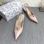 Valentino Vlogo The Bold Edition Slingback Pumps In Patent Leather 60Mm In Beige Rose - Image 7