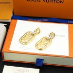 Louis Vuitton Everyday Chain Lv Earrings Gold And Silver - Image 4