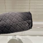 Chanel 25 Small Handbag Washed Denim Black 26cm AS5293 B20520 U0725 - Image 7