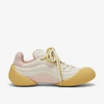 Alexander McQueen Women's Flexion Sneaker in Off-white/pink