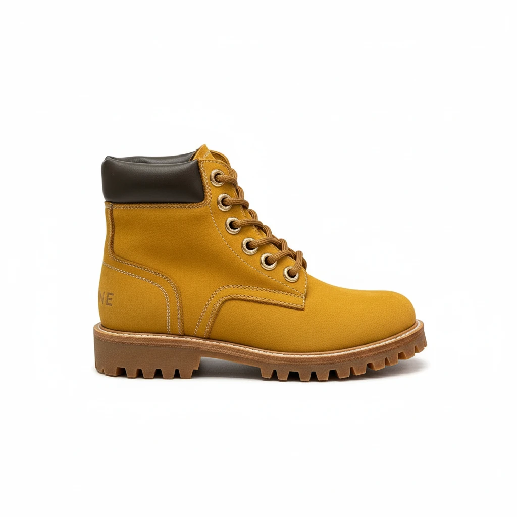 153627-celine-kurt-lace-up-mid-boot-in-nubuck-calfskin-and-shearling-5-side90view CELINE KURT LACE-UP MID BOOT IN NUBUCK CALFSKIN AND SHEARLING - Image 1