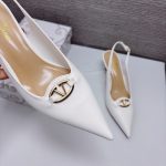Valentino The Bold Edition Vlogo Leather Slingback Pump 60Mm In Ivory - Image 5