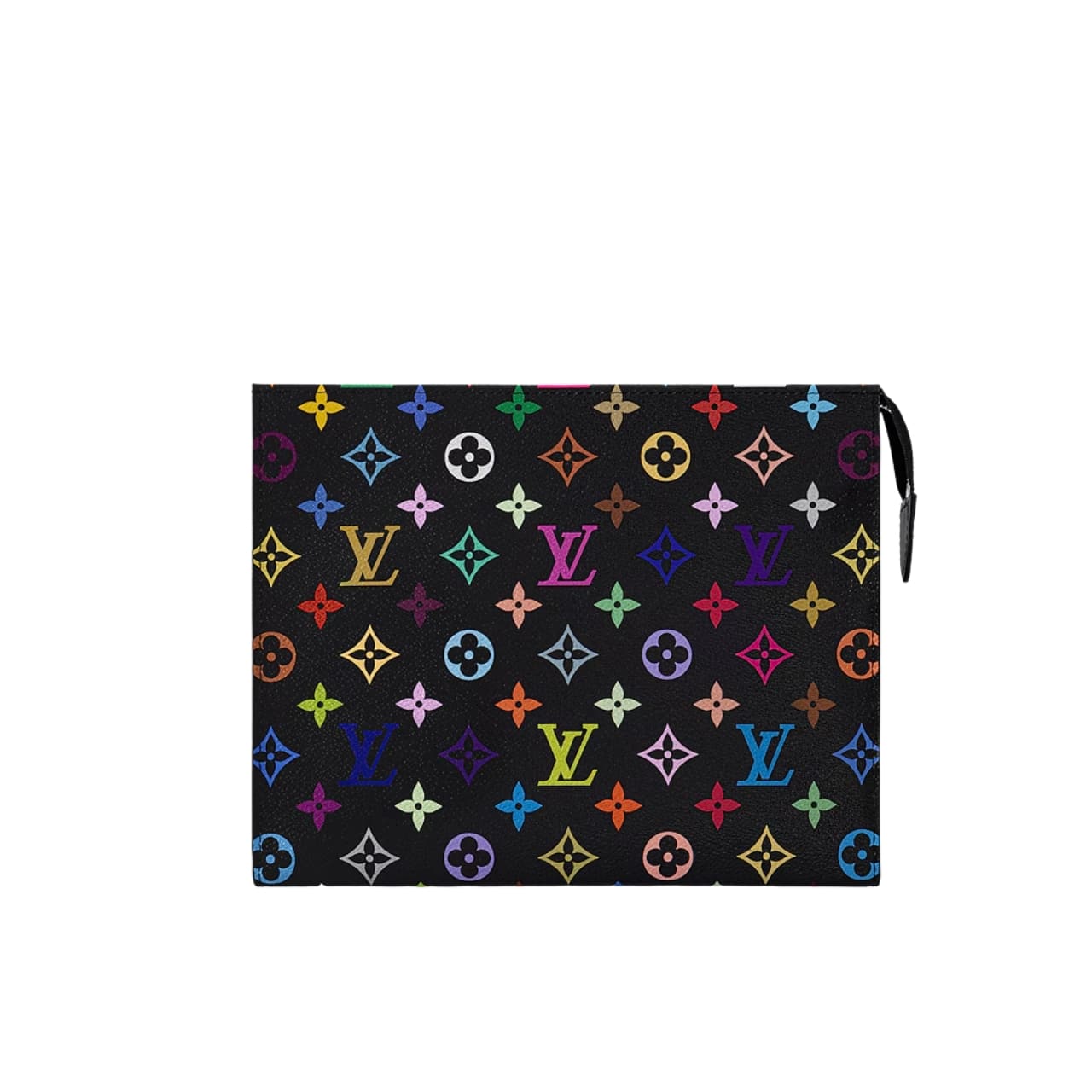 158-3-1.jpg Louis Vuitton X Murakami Toiletry Pouch Monogram Black 25Cm M13746 - Image 1