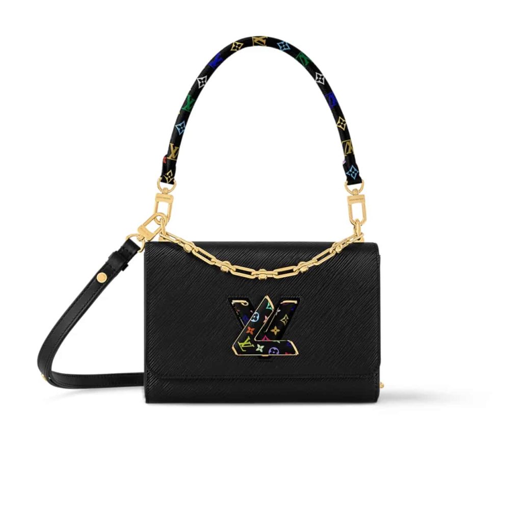 Louis Vuitton X Takashi Murakami Lv Twist MM Slim Bag Black 23cm M13243 - Image 2