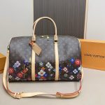 Louis Vuitton X Takashi Murakami Keepall Bandouliere Brown 45cm M14182 - Image 3