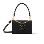 Louis Vuitton X Takashi Murakami Lv Twist MM Slim Bag Black 23cm M13243