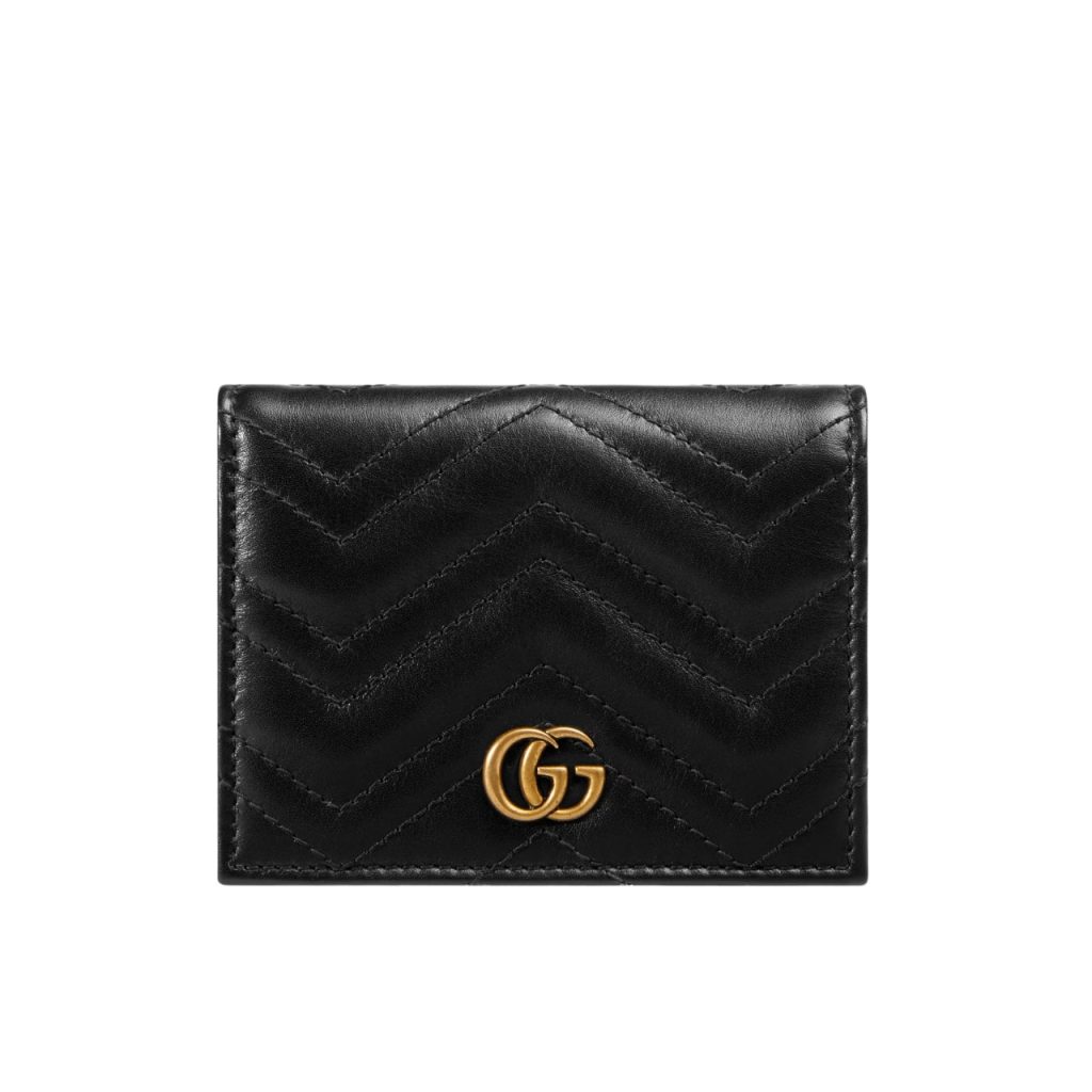 Gucci Gg Marmont Card Case Wallet Black 11cm 466492 Dtd1t 1000 - Image 2