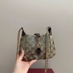 Gucci Jackie Notte Mini Bag Beige And Dark Brown 19Cm 782889 Fad1Z 2541 - Image 4