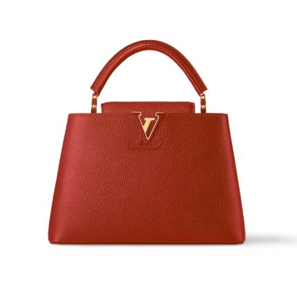 Louis Vuitton Capucines BB Bag Scarlet Red 27Cm M52689