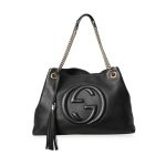 Gucci Soho Shoulder Bag Black 38Cm