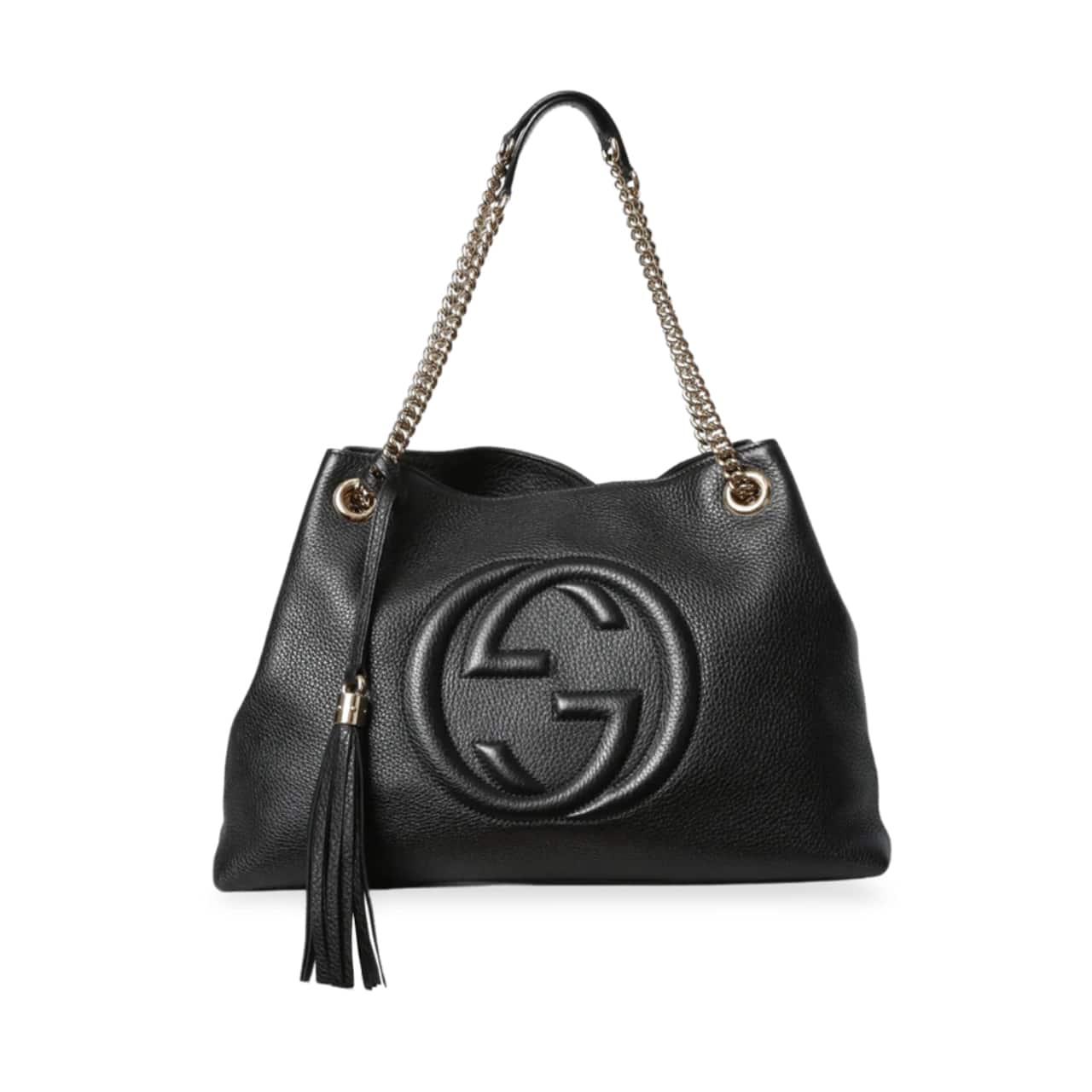 16-4-2.jpg Gucci Soho Shoulder Bag Black 38Cm - Image 1
