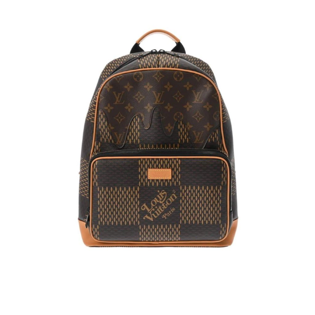 Louis Vuitton Nigo Monogram Reverse Canvas Backpack Brown 29Cm - Image 2