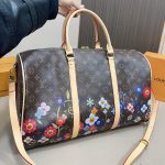 Louis Vuitton X Takashi Murakami Keepall Bandouliere Brown 45cm M14182 - Image 5