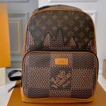 Louis Vuitton Nigo Monogram Reverse Canvas Backpack Brown 29Cm - Image 3