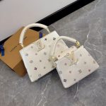 Louis Vuitton X Takashi Murakami Capucines BB Monogram White 27cm - Image 3
