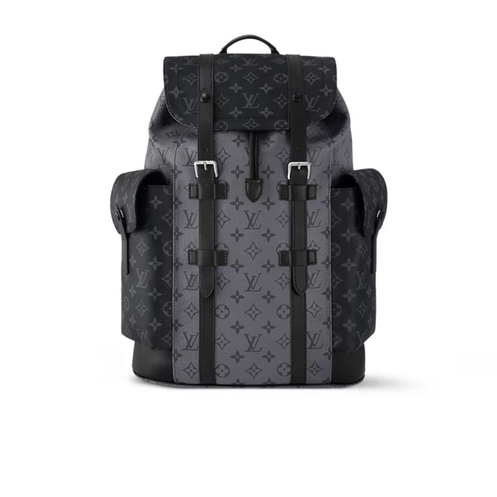 Louis Vuitton Christopher PM Backpack Monogram Eclipse Black 39Cm M46331 - Image 2