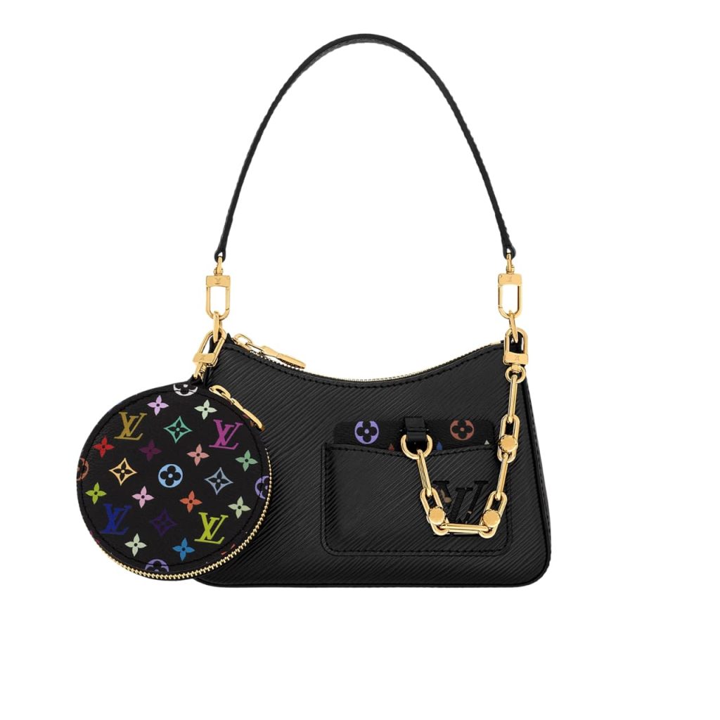 Louis Vuitton X Murakami Marellini Bag Black 19Cm M13099 - Image 2
