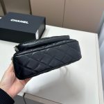 Chanel Shoulder Crossbody Bag With Chain Black 20cm - Image 7