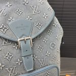 Louis Vuitton Montsouris Rucksack Monogram Wash Blue 32Cm - Image 5
