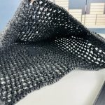 Saint Laurent Oxalis In Raffia Crochet And Leather Black 41Cm 781289Gaaea1000 - Image 3