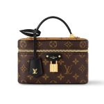 Louis Vuitton Vanity Chain Pouch Monogram Reverse Canvas Brown 19Cm M47125