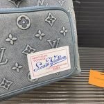 Louis Vuitton Montsouris Rucksack Monogram Wash Blue 32Cm - Image 8