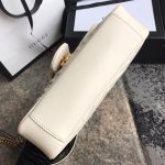 Gucci Gg Marmont Mini Shoulder Bag White Matelasse 22Cm ‎446744 Dtdit 9022 - Image 7