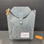 Louis Vuitton Montsouris Rucksack Monogram Wash Blue 32Cm - Image 9