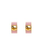 Gucci Blondie Enamel Hoop Earrings Pink 796764 J1630 8075