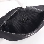 Prada Nylon Belt Bag Black 30cm - Image 6
