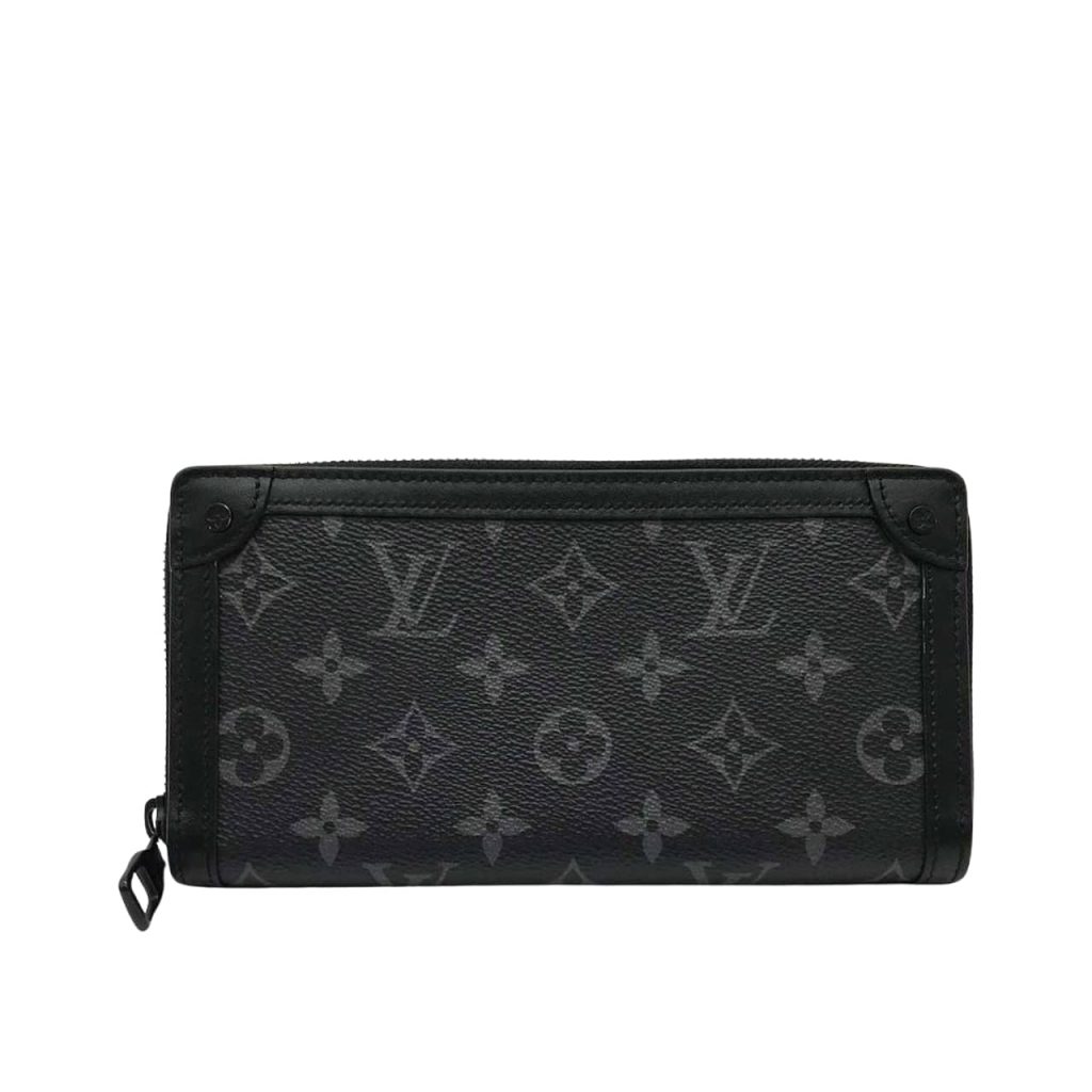 Louis Vuitton Long Wallet Monogram Eclipse Trunk Zippy Black 19Cm M80558 - Image 2