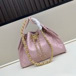 Chanel 25 Small Handbag Grained And Gold Tone Metal Light Pink 26cm AS5293 B20304 NAGEO - Image 3