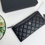 Chanel Classic Zip Pouch Wallet Black 22cm - Image 4