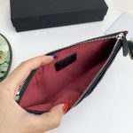 Chanel Classic Zip Pouch Wallet Black 22cm - Image 7
