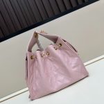 Chanel 25 Small Handbag Grained And Gold Tone Metal Light Pink 26cm AS5293 B20304 NAGEO - Image 5