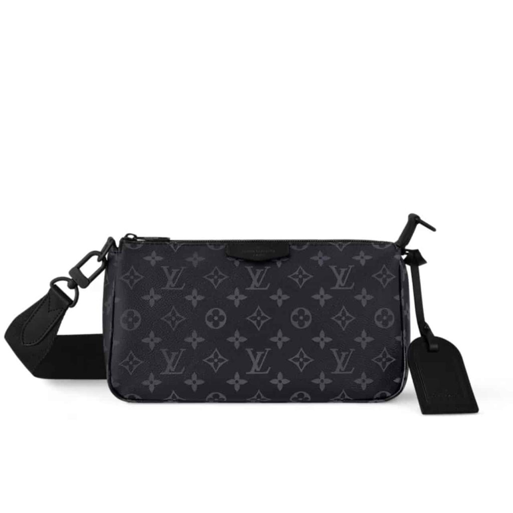 Louis Vuitton Pochette Accessoire Bag Black 24Cm - Image 2