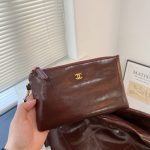 Chanel 22 Large Handbag Dark Brown 41cm - Image 6