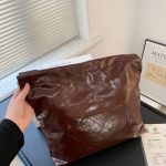 Chanel 22 Large Handbag Dark Brown 41cm - Image 4