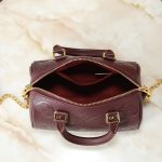 Louis Vuitton Speedy Bandouliere 20 Monogram Empreinte Grenat Red 20Cm M25929 - Image 7