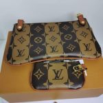 Louis Vuitton Trio Messenger Bag Monogram Stripes Brown 25cm M45965 - Image 5