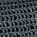 Saint Laurent Oxalis In Raffia Crochet And Leather Black 41Cm 781289Gaaea1000 - Image 4