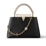 Louis Vuitton Capucines BB Bag Black And Grey 27Cm M20708