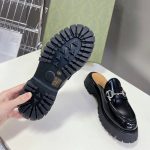 Gucci Women'S Mule With Horsebit Black 764207 Ds800 1000 - Image 9