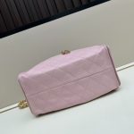 Chanel 25 Small Handbag Grained And Gold Tone Metal Light Pink 26cm AS5293 B20304 NAGEO - Image 8