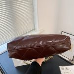 Chanel 22 Large Handbag Dark Brown 41cm - Image 5