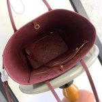 Louis Vuitton Neverfull MM Monogram Empreint Wine Red 31cm M25855 - Image 10
